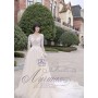 Кружевное свадебное платье А-силуэт A058