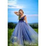 Синее свадебное платье Marmellata Прованс Заффиро PR019