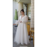 Свадебное платье закрытое S0503
